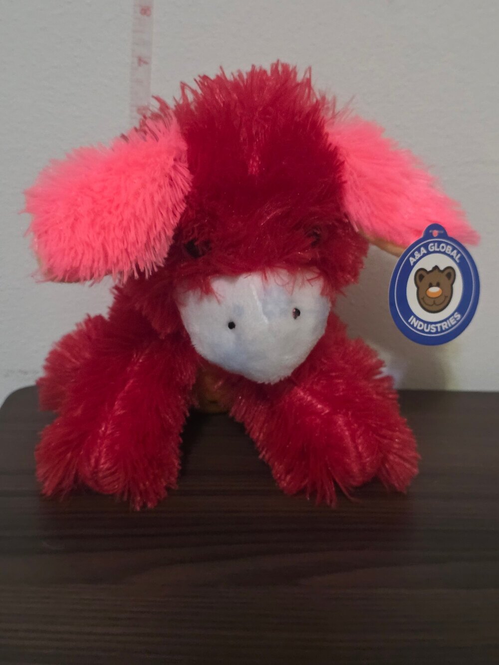 A&A Global Industries Pink and Red Shaggy Donkey